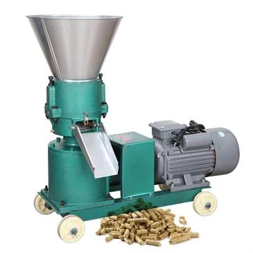 Dizel dvigatelli MI-01-biomass yog'och granulalarini tayyorlash mashinasi