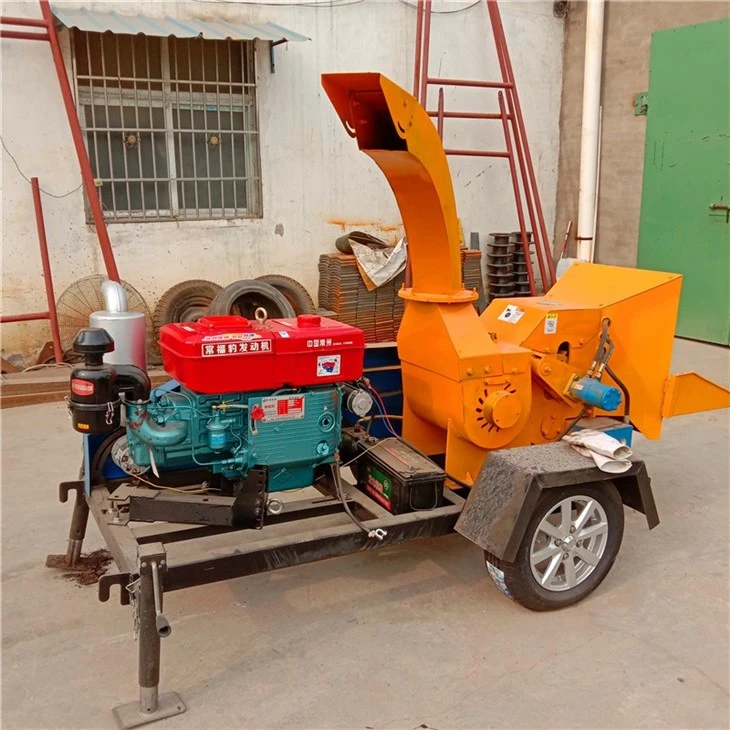 Diesel Engine Powered Wood Chipper Shredder